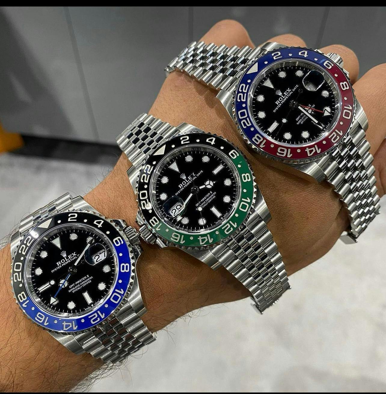 TRIO ROLEX GMT MASTER